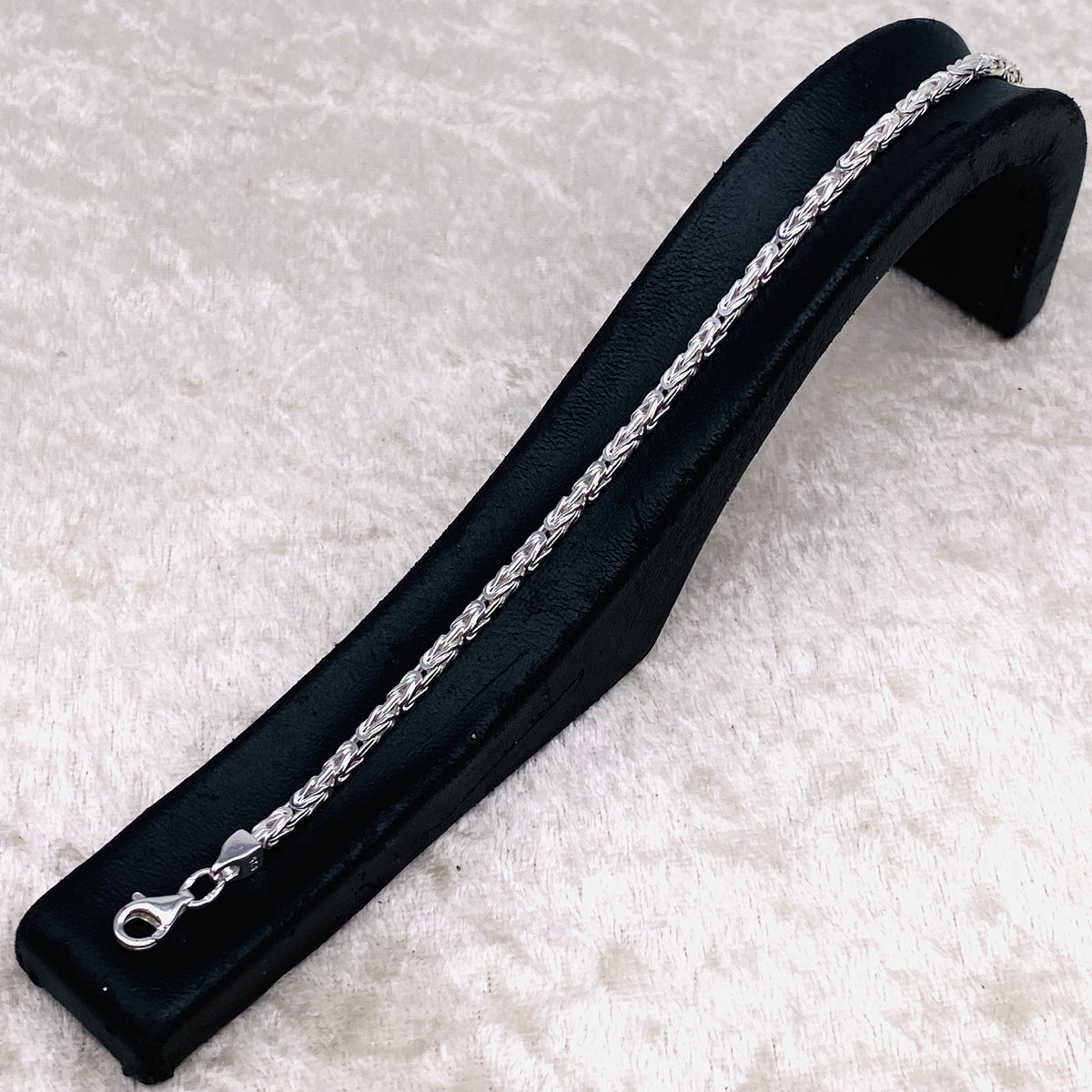 925 Juwelier – | Izmir - 2.2mm Silber IzmirJuwelier Sterling Armband Königsketten 19cm