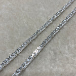 925 Sterling Silber Königskette 3mm - 55cm / 60cm / 65cm / 70cm