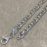 925 Sterling Silber Königskette 5.5mm - 70cm